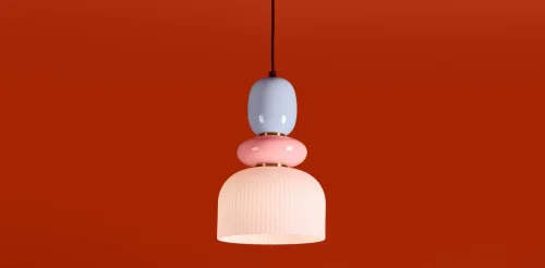 Светильник подвесной Alzare FR5595PL-01B2 Freya разноцветный белый на 1 лампу, основание чёрное в стиле современный мемфис фото 6 Светильник подвесной Alzare FR5595PL-01B2 Freya разноцветный белый на 1 лампу, основание чёрное в стиле современный мемфис фото 6