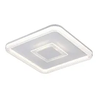 Светильник потолочный LED Hartley LSP-7438 Lussole белый на 1 лампу, основание белое в стиле современный 