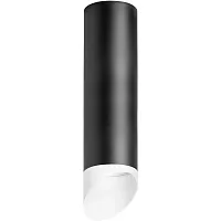 Светильник накладной Rullo R649786 Lightstar чёрный белый 1 лампа, основание чёрное в стиле хай-тек круглый