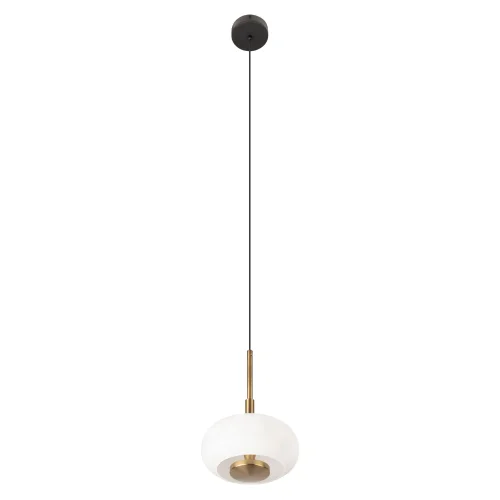 Светильник подвесной LED Marshmallow 10390 LOFT IT белый на 1 лампу, основание чёрное в стиле арт-деко фото 3