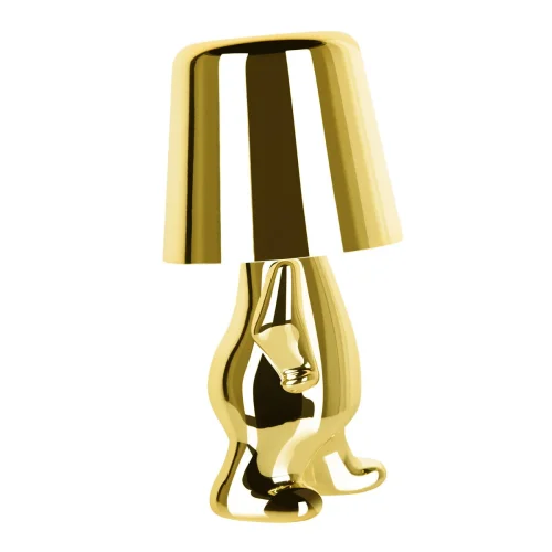Настольная лампа LED Brothers 10233-C Gold LOFT IT золотая 1 лампа, основание золотое металл в стиле модерн животные фото 5