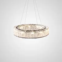 Люстра подвесная TORGIL D60 185392-26 ImperiumLoft прозрачная на 8 ламп, основание хром в стиле современный лофт 