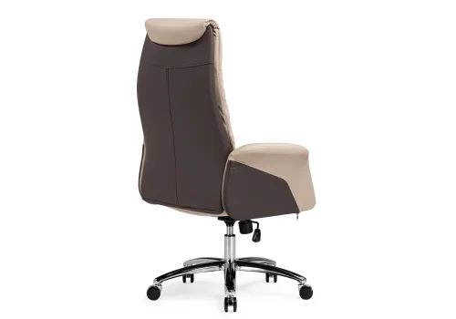 Компьютерное кресло Avrora beige / brown 15820 Woodville, бежевый/искусственная кожа экокожа, ножки/металл/хром, размеры - *1280***710*620 фото 6