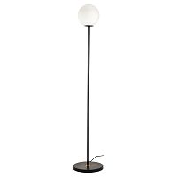 Торшер LSP-0613 Lussole  белый 1 лампа, основание чёрное в стиле современный
