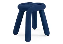 Табурет Garden blue 15807 Woodville, синий/ткань, ножки/ткань/синий, размеры - ****460*400