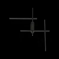 Бра LED Basoni SL394.401.04 ST-Luce белый на 4 лампы, основание чёрное в стиле хай-тек 