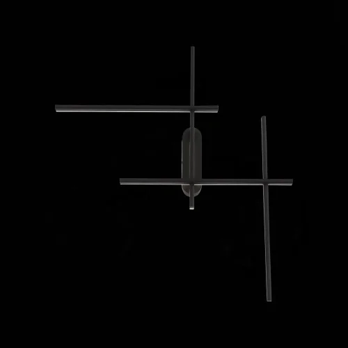 Бра LED Basoni SL394.401.04 ST-Luce белый на 4 лампы, основание чёрное в стиле хай-тек 