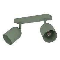 Спот с 2 лампами Tilston 44133 Eglo зелёный E14 в стиле современный лофт 