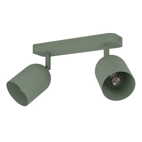 Спот с 2 лампами Tilston 44133 Eglo зелёный E14 в стиле современный лофт 