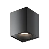 Светильник накладной Sirius C030CL-01B Maytoni чёрный 1 лампа, основание чёрное в стиле модерн квадратный