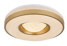 Светильник потолочный LED Colla 41742-24 Globo белый золотой на 1 лампу, основание белое в стиле современный 