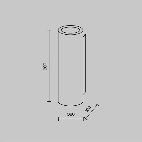 Бра LED Parma C191-WL-02-W Maytoni белый на 1 лампу, основание белое в стиле современный фото 5