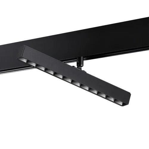 Трековый светильник для низковольтного шинопровода LED Flum 358610 Novotech чёрный для шинопроводов серии Flum чёрный фото 5