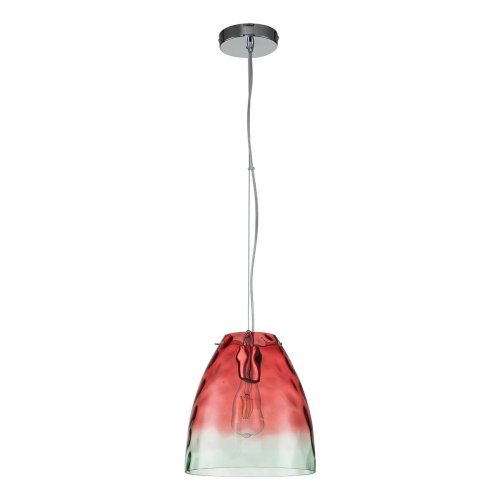 Светильник подвесной Bacca V000295 Indigo прозрачный 1 лампа, основание хром в стиле современный 