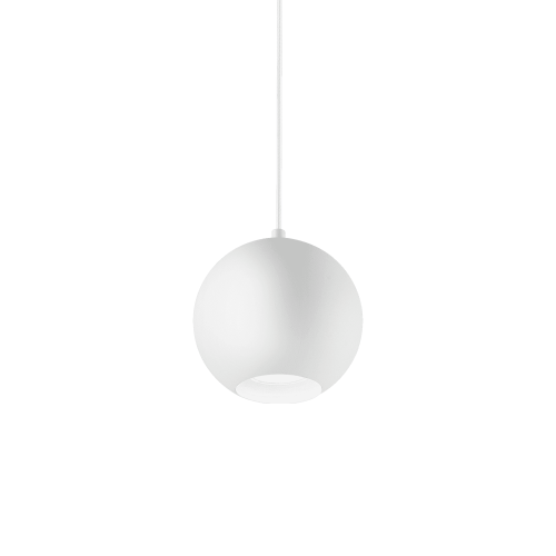 Светильник подвесной MR JACK SP1 BIG BIANCO Ideal Lux белый 1 лампа, основание белое в стиле современный шар