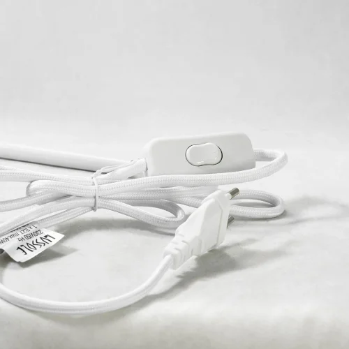 Бра с выключателем LSP-8041 Lussole без плафона на 1 лампа, основание белое в стиле минимализм  фото 4