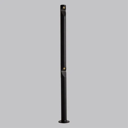 Парковый светильник LED Bamboo 7021/6FL Odeon Light уличный IP65 чёрный на 1 лампу, плафон чёрный в стиле хай-тек минимализм LED фото 5