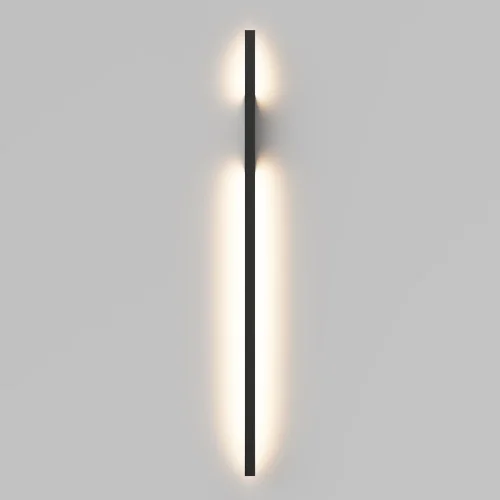 Бра LED Halo MOD245WL-L24BK Maytoni чёрный на 1 лампу, основание чёрное в стиле современный хай-тек минимализм отражённый свет фото 6