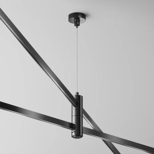 Подвес тросовый Hang двойной Magnetic trаck system Flarity TRA157SW-D1-B Maytoni чёрный в стиле для светильников серии Magnetic trаck system Flarity flarity магнитная фото 5