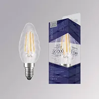 Лампа LED C35 4W 2700K E14 TWISTED Brizzi Led  E14 4вт
