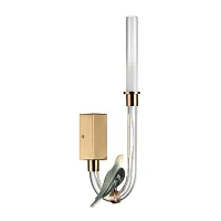 Бра LED Lark 5431/2WLA Odeon Light на 1 лампу, основание в стиле классический птички