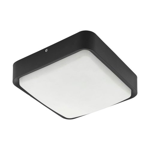 Потолочный светильник LED PIOVE-C 97295 Eglo уличный IP44 чёрный 1 лампа, плафон белый в стиле современный LED