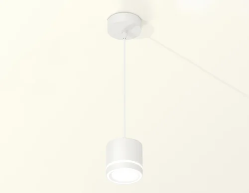 Светильник подвесной XP8110021 Ambrella light белый 1 лампа, основание белое в стиле хай-тек  фото 4