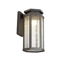 Настенный светильник GINO 4048/1W Odeon Light уличный IP44 серый 1 лампа, плафон прозрачный в стиле современный E27