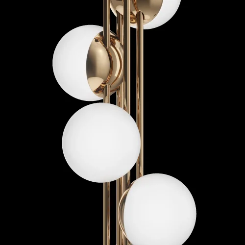 Настольная лампа LED Tessara MOD081TL-L14G3K Maytoni белая 1 лампа, основание золотое металл в стиле современный  фото 4