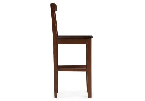 Полубарный стул Алзе темный орех 527071 Woodville, коричневый/, ножки/массив березы дерево/орех, размеры - ****400*450 фото 3