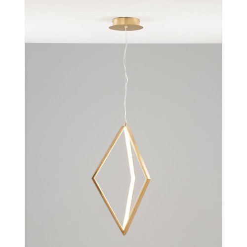 Светильник подвесной LED Grape V10351-PL Moderli золотой 1 лампа, основание золотое в стиле хай-тек 