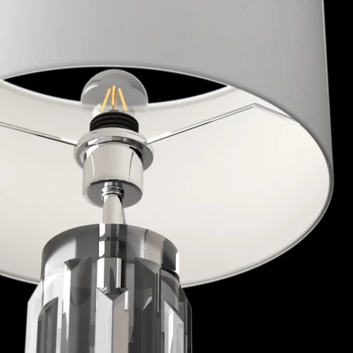 Настольная лампа Muse MOD304TL-01GR Maytoni белая 1 лампа, основание серое стекло металл в стиле современный  фото 3