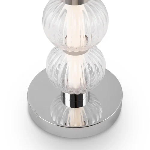 Настольная лампа LED Amulet MOD555TL-L9CH4K Maytoni прозрачная 1 лампа, основание хром металл в стиле современный хай-тек  фото 5