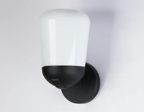 Настенный светильник ST2083 Ambrella light уличный IP54 чёрный 1 лампа, плафон белый в стиле хай-тек современный E27 фото 5
