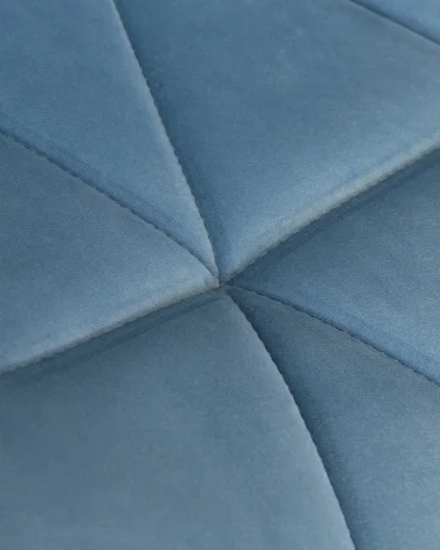 Стул барный 5022-LM BARNY, цвет сиденья пудрово-голубой велюр (MJ9-74), цвет основания хромированная сталь Dobrin, голубой/велюр, ножки/металл/хром, размеры - 890*1100***460*540 фото 10