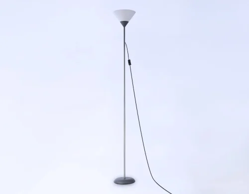 Торшер TR97615 Ambrella light  белый 1 лампа, основание серебряное в стиле современный
 фото 3