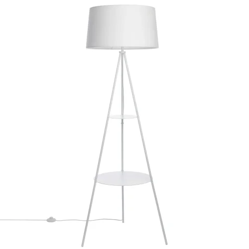 Торшер  Рейнер CL806020 Citilux со столиком на треноге белый 1 лампа, основание белое в стиле современный скандинавский
 фото 2