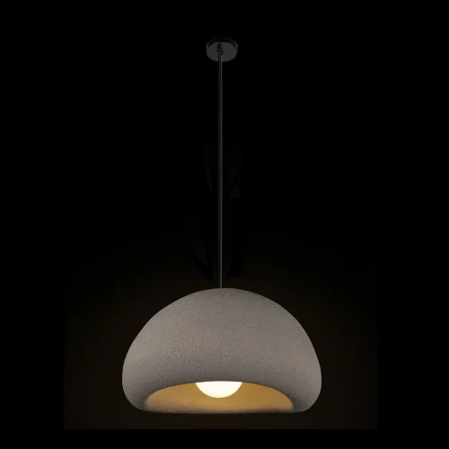 Светильник подвесной Stone 10252/400 Grey LOFT IT серый 1 лампа, основание чёрное в стиле современный  фото 2