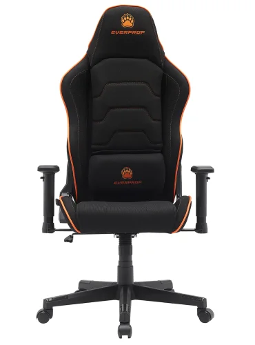 Геймерское кресло Panther Ткань Оранжевый EP Panther Fabric Orange/Black Everprof, чёрный/ткань, ножки//, размеры - 1260*1340***700* фото 2
