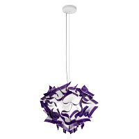 Люстра подвесная Слизия / Clizia 10593/420 Purple LOFT IT белая фиолетовая на 2 лампы, основание в стиле 