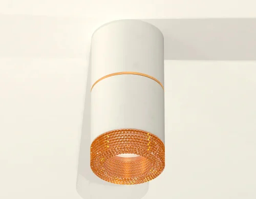 Светильник накладной Techno spot XS7401202 Ambrella light белый 1 лампа, основание белое в стиле современный хай-тек круглый фото 2