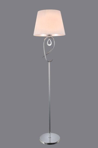 Торшер Udine OML-60005-01 Omnilux  белый 1 лампа, основание хром в стиле классический
 фото 2