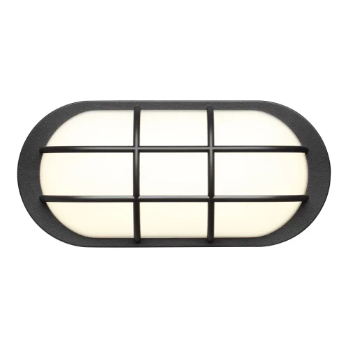 Настенно-потолочный светильник LED Opal 358917 Novotech уличный IP65 чёрный 1 лампа, плафон белый в стиле хай-тек современный LED фото 4