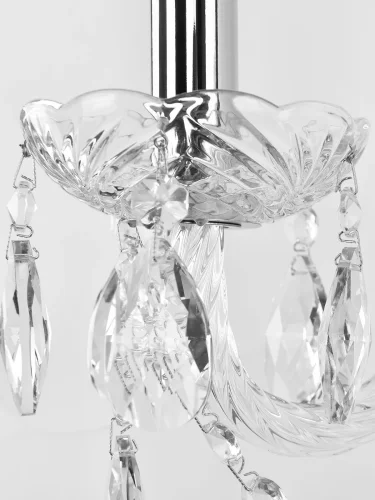 Бра 105B/1/141 Ni Bohemia Ivele Crystal без плафона на 1 лампа, основание прозрачное никель в стиле классический sp фото 3