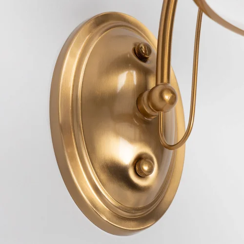 Бра Краков CL401313 Citilux белый на 1 лампу, основание бронзовое жёлтое в стиле современный фото 6