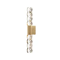 Бра LED Selemo MOD328WL-L5BS3K Maytoni прозрачный на 1 лампу, основание латунь в стиле хай-тек современный 