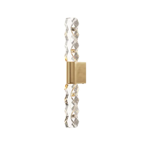 Бра LED Selemo MOD328WL-L5BS3K Maytoni прозрачный на 1 лампу, основание латунь в стиле хай-тек современный 