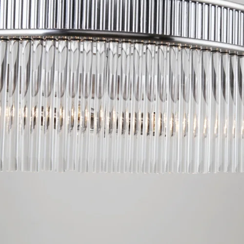 Люстра подвесная Turris 4201-6P Favourite прозрачная на 6 ламп, основание никель в стиле классический  фото 6