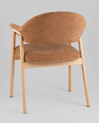 Стул обеденный Tavu с деревянными ножками, терракотовый УТ000041728 Stool Group, /, ножки//, размеры - ***** фото 7