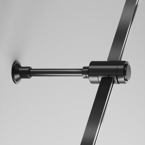 Крепление настенное Wall одинарное удлиненное Magnetic trаck system Flarity TRA155CW-SL1-B Maytoni чёрный в стиле для светильников серии Magnetic trаck system Flarity flarity магнитная фото 5